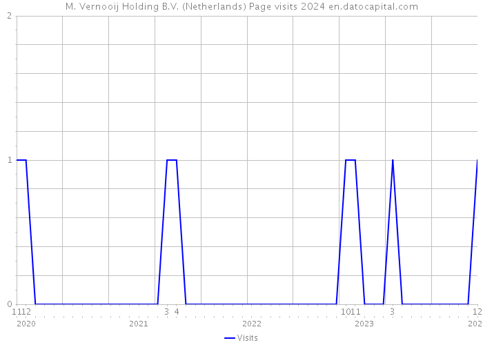 M. Vernooij Holding B.V. (Netherlands) Page visits 2024 