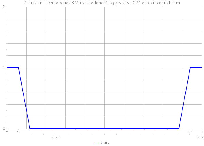 Gaussian Technologies B.V. (Netherlands) Page visits 2024 