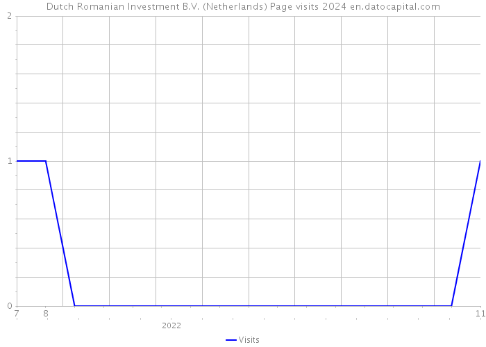Dutch Romanian Investment B.V. (Netherlands) Page visits 2024 