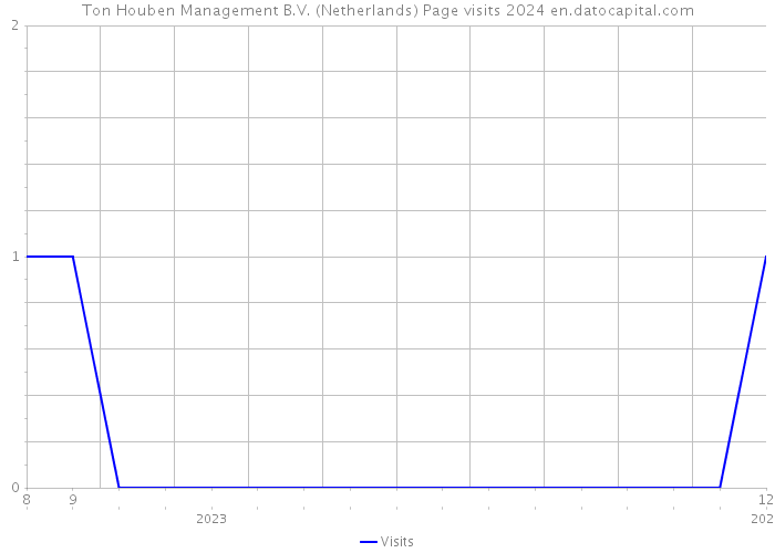 Ton Houben Management B.V. (Netherlands) Page visits 2024 