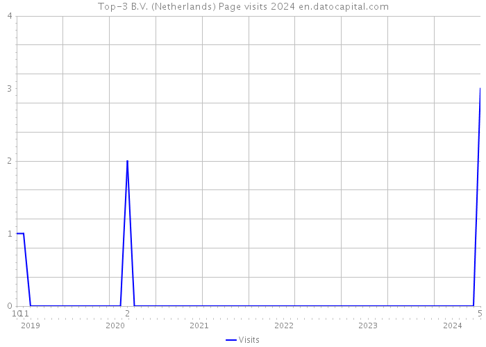 Top-3 B.V. (Netherlands) Page visits 2024 
