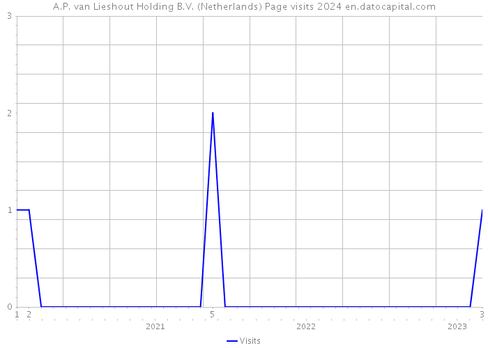 A.P. van Lieshout Holding B.V. (Netherlands) Page visits 2024 