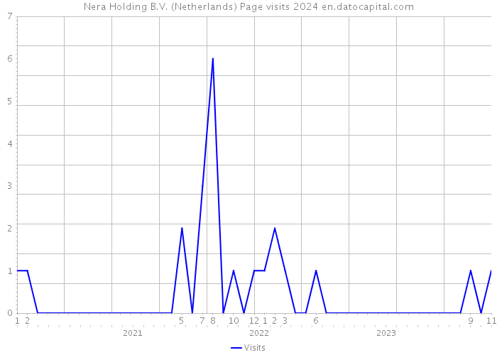 Nera Holding B.V. (Netherlands) Page visits 2024 