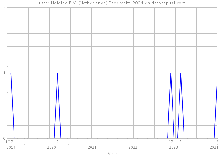 Hulster Holding B.V. (Netherlands) Page visits 2024 