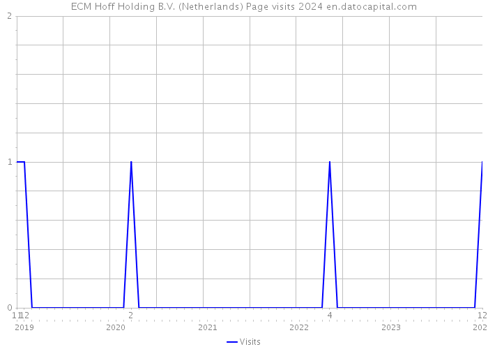 ECM Hoff Holding B.V. (Netherlands) Page visits 2024 