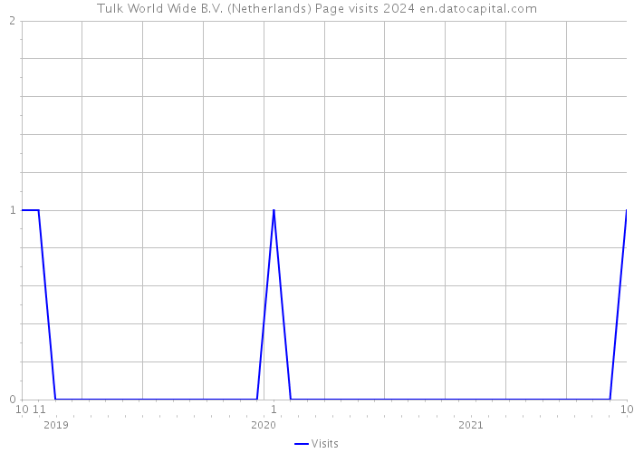 Tulk World Wide B.V. (Netherlands) Page visits 2024 