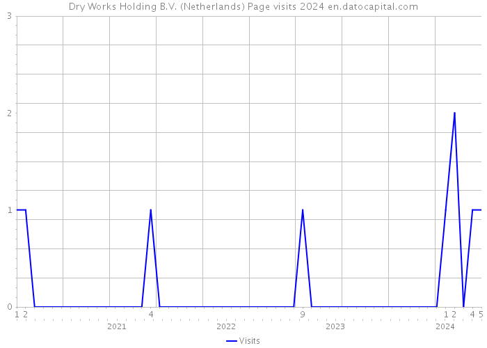 Dry Works Holding B.V. (Netherlands) Page visits 2024 
