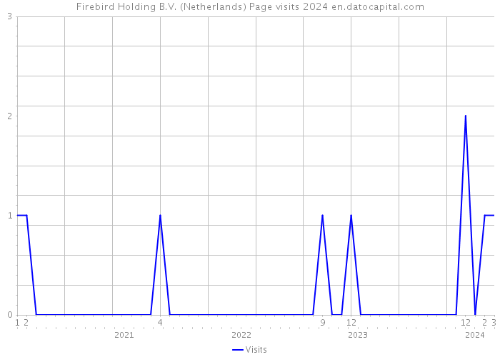 Firebird Holding B.V. (Netherlands) Page visits 2024 