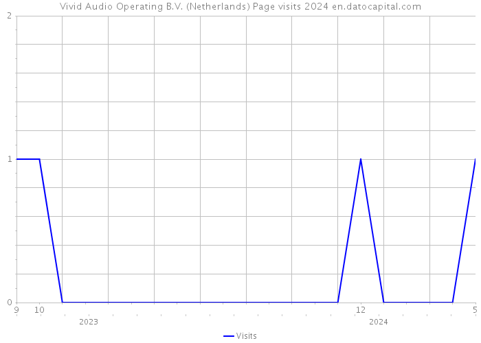 Vivid Audio Operating B.V. (Netherlands) Page visits 2024 