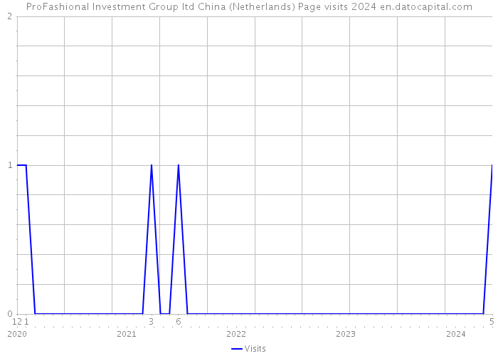 ProFashional Investment Group ltd China (Netherlands) Page visits 2024 
