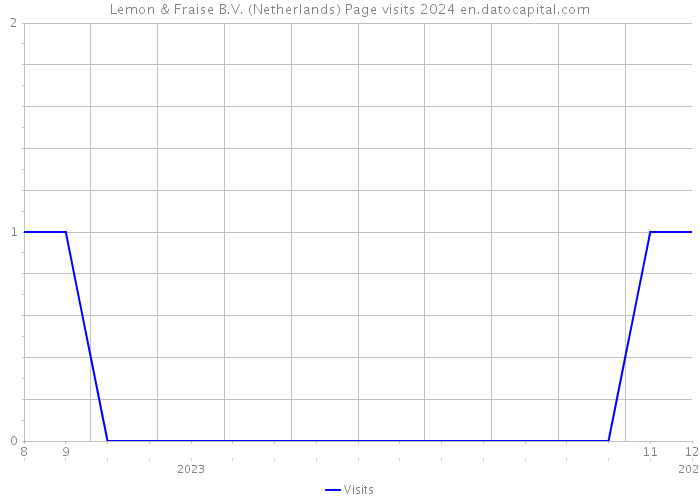 Lemon & Fraise B.V. (Netherlands) Page visits 2024 