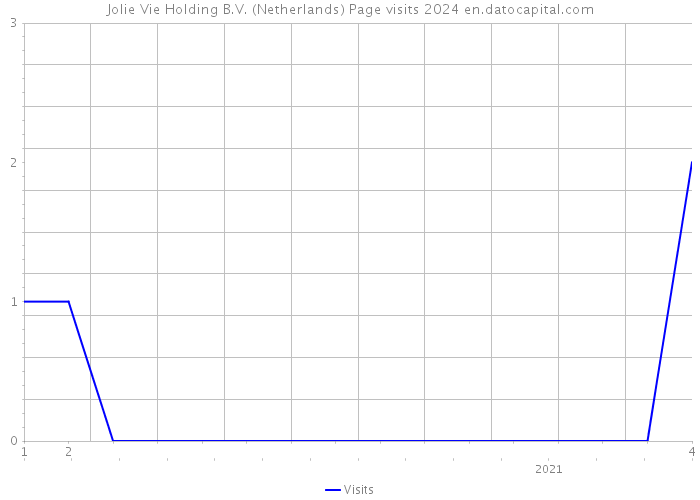 Jolie Vie Holding B.V. (Netherlands) Page visits 2024 