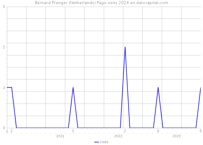 Bernard Prenger (Netherlands) Page visits 2024 