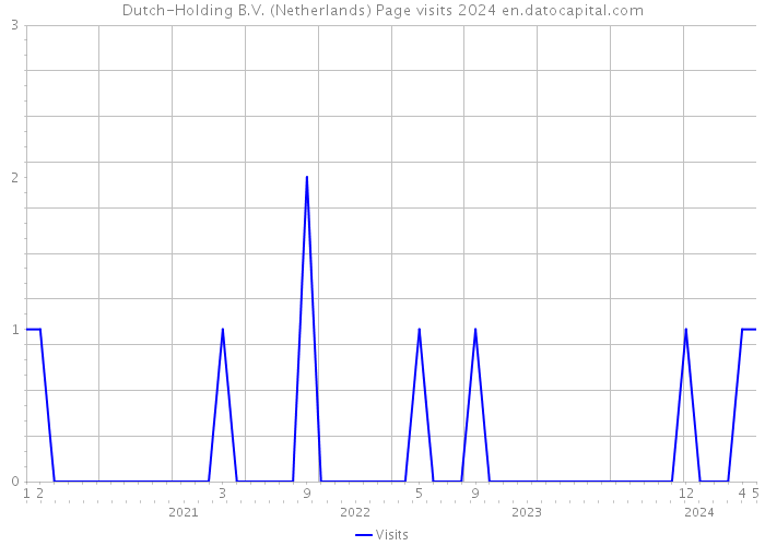 Dutch-Holding B.V. (Netherlands) Page visits 2024 
