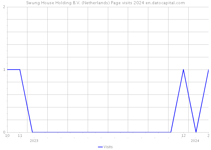 Swung House Holding B.V. (Netherlands) Page visits 2024 