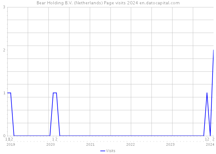 Bear Holding B.V. (Netherlands) Page visits 2024 