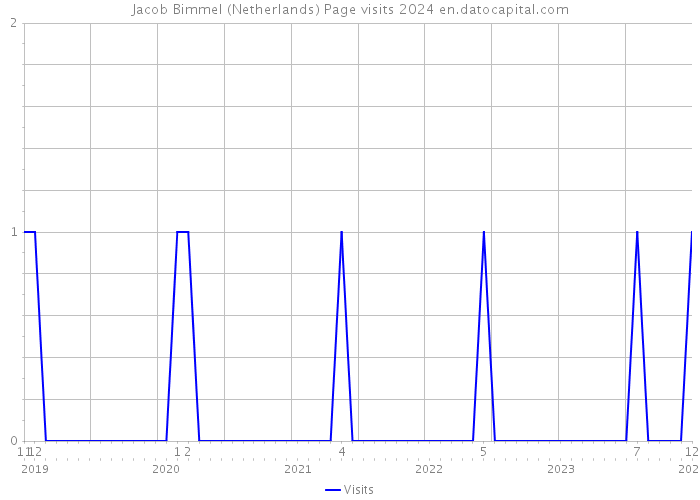 Jacob Bimmel (Netherlands) Page visits 2024 