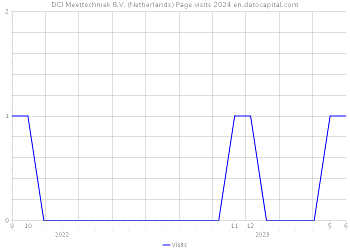 DCI Meettechniek B.V. (Netherlands) Page visits 2024 