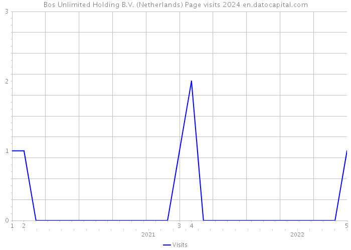 Bos Unlimited Holding B.V. (Netherlands) Page visits 2024 