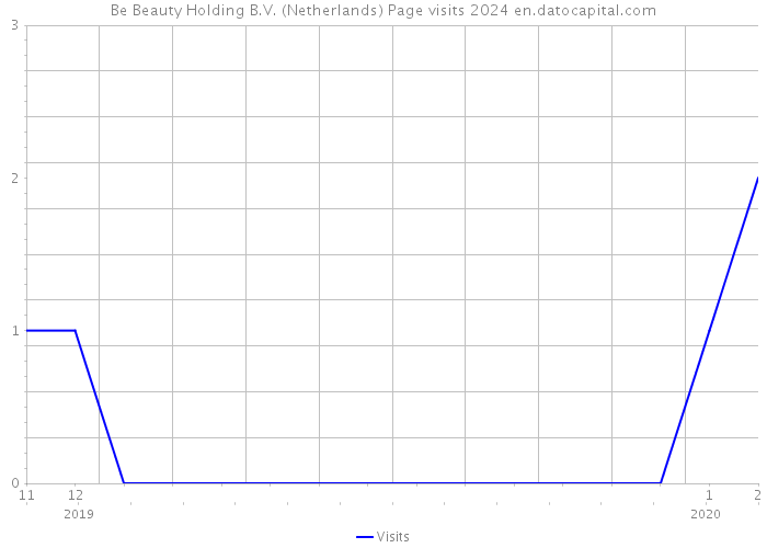 Be Beauty Holding B.V. (Netherlands) Page visits 2024 