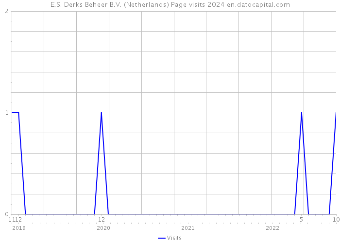 E.S. Derks Beheer B.V. (Netherlands) Page visits 2024 