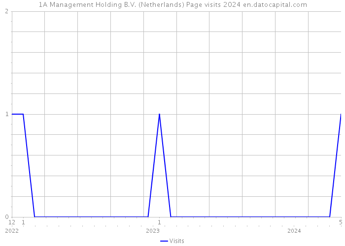 1A Management Holding B.V. (Netherlands) Page visits 2024 