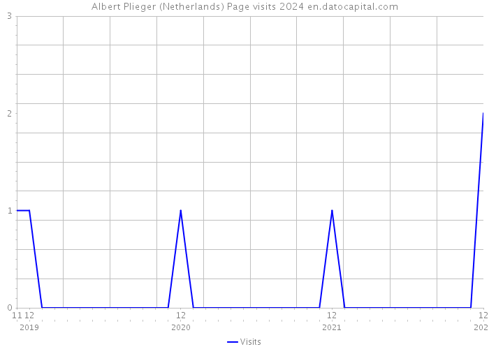 Albert Plieger (Netherlands) Page visits 2024 