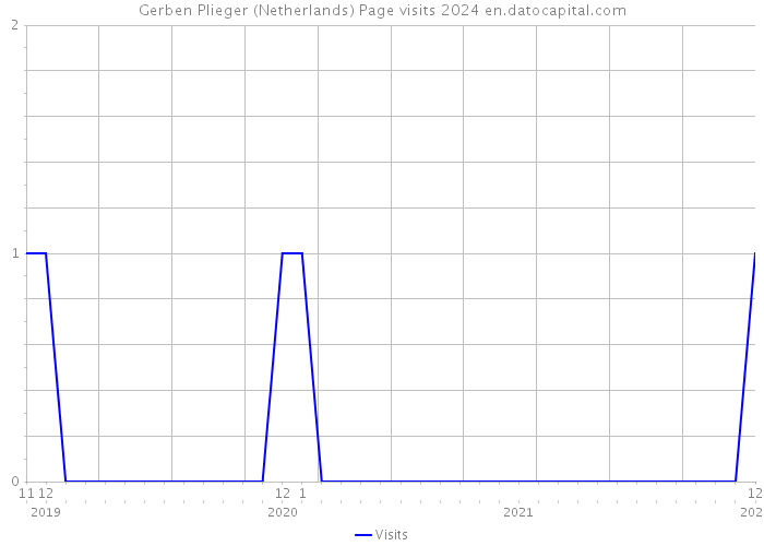 Gerben Plieger (Netherlands) Page visits 2024 