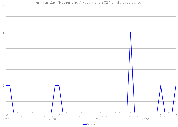 Henricus Zutt (Netherlands) Page visits 2024 