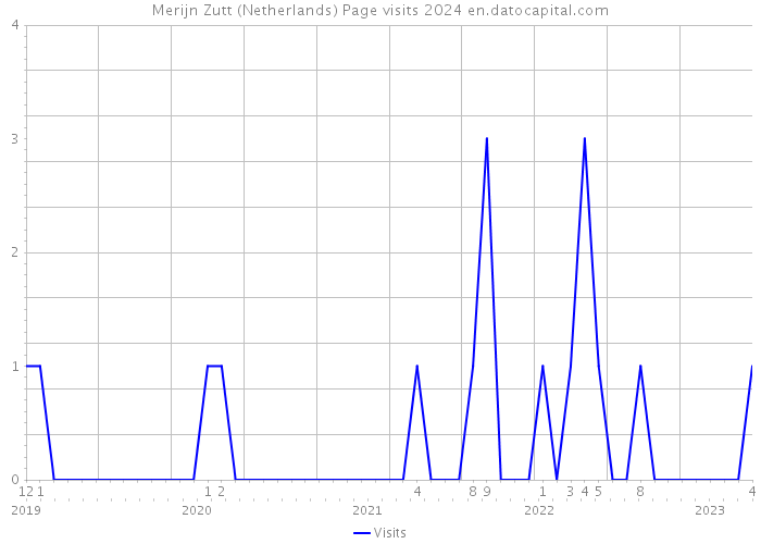 Merijn Zutt (Netherlands) Page visits 2024 