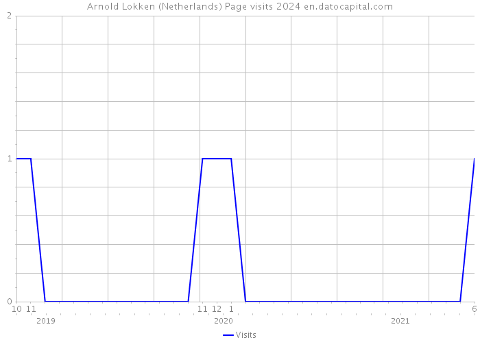 Arnold Lokken (Netherlands) Page visits 2024 