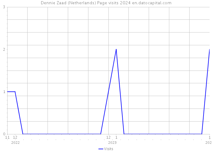 Dennie Zaad (Netherlands) Page visits 2024 