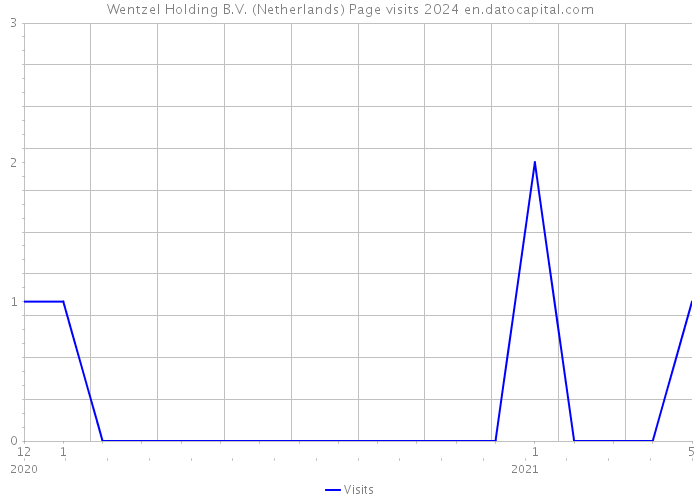 Wentzel Holding B.V. (Netherlands) Page visits 2024 