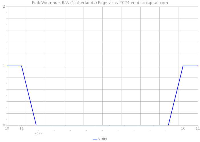 Puik Woonhuis B.V. (Netherlands) Page visits 2024 