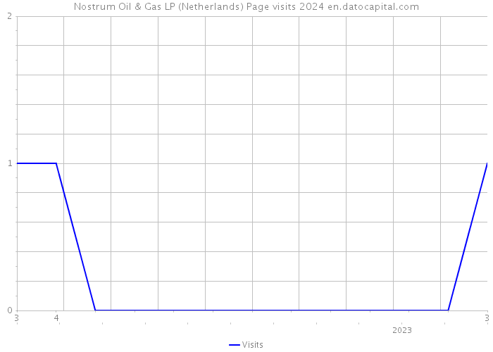 Nostrum Oil & Gas LP (Netherlands) Page visits 2024 