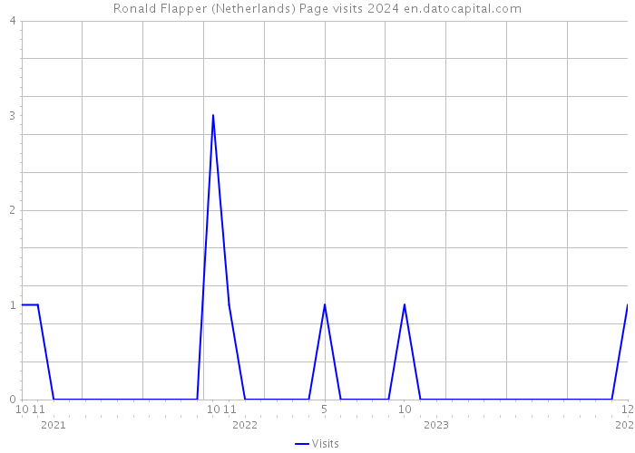 Ronald Flapper (Netherlands) Page visits 2024 