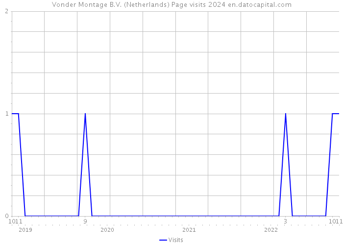 Vonder Montage B.V. (Netherlands) Page visits 2024 