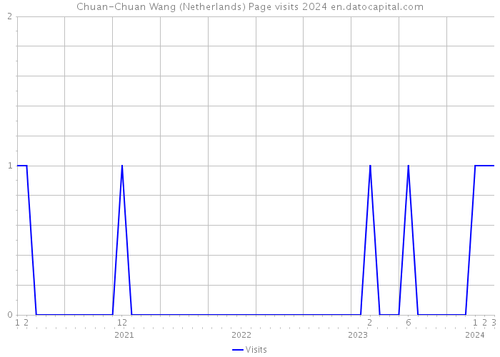 Chuan-Chuan Wang (Netherlands) Page visits 2024 