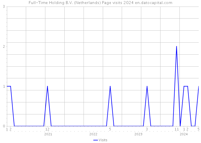 Full-Time Holding B.V. (Netherlands) Page visits 2024 