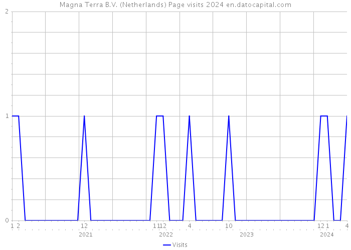 Magna Terra B.V. (Netherlands) Page visits 2024 