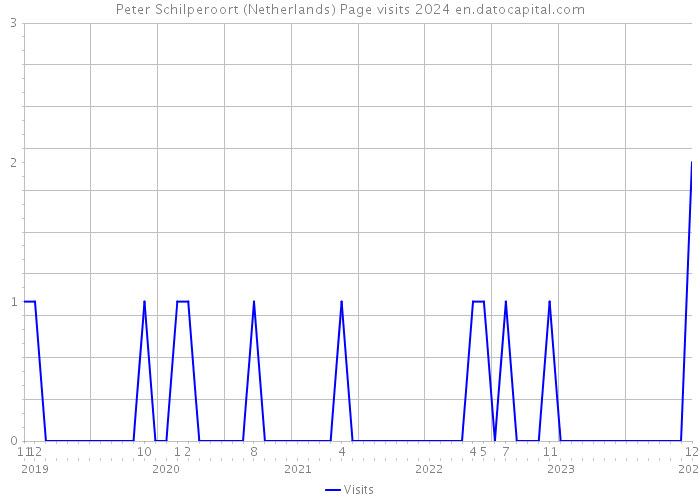 Peter Schilperoort (Netherlands) Page visits 2024 