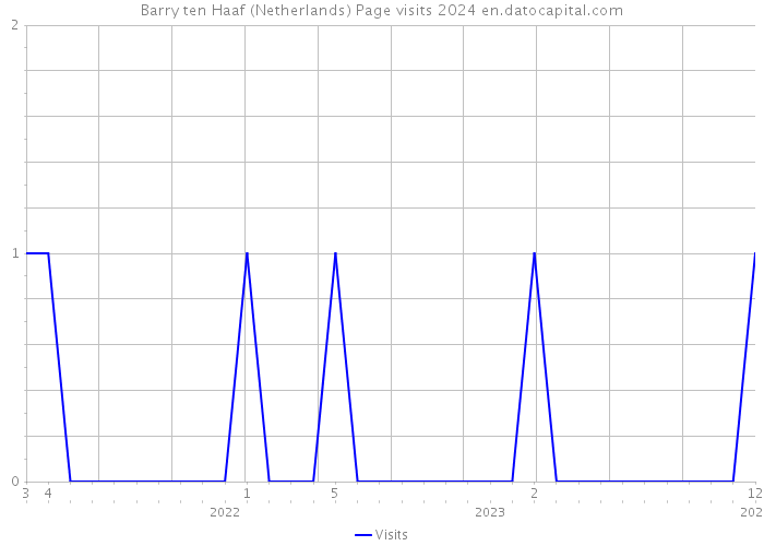 Barry ten Haaf (Netherlands) Page visits 2024 