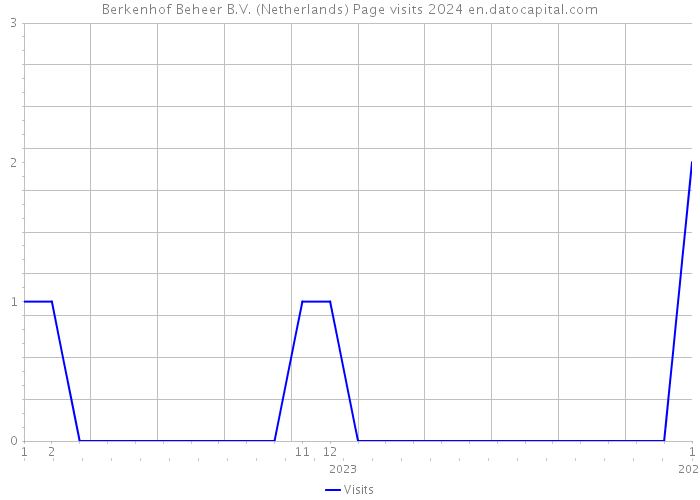 Berkenhof Beheer B.V. (Netherlands) Page visits 2024 