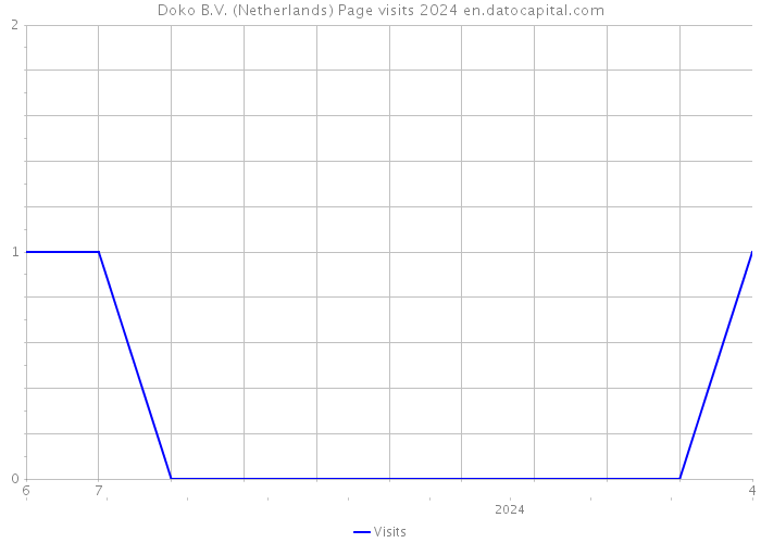 Doko B.V. (Netherlands) Page visits 2024 