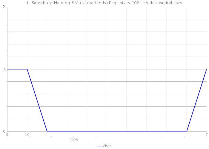 L. Batenburg Holding B.V. (Netherlands) Page visits 2024 