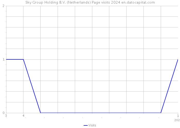 Sky Group Holding B.V. (Netherlands) Page visits 2024 
