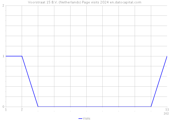 Voorstraat 15 B.V. (Netherlands) Page visits 2024 