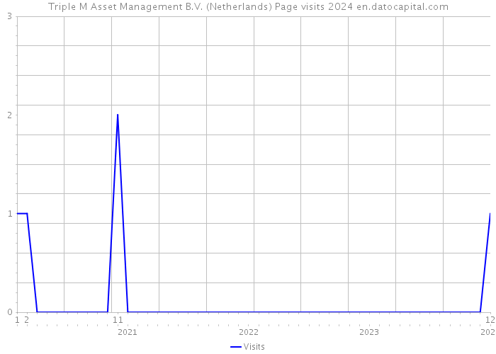 Triple M Asset Management B.V. (Netherlands) Page visits 2024 