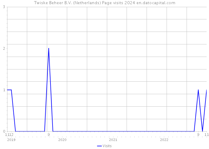 Twiske Beheer B.V. (Netherlands) Page visits 2024 