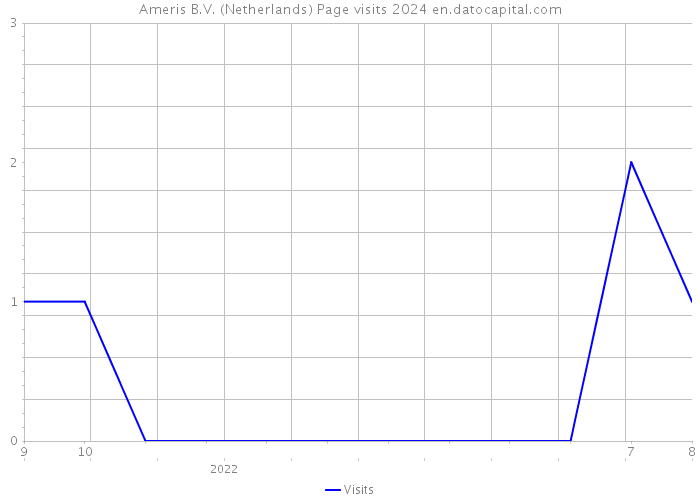 Ameris B.V. (Netherlands) Page visits 2024 